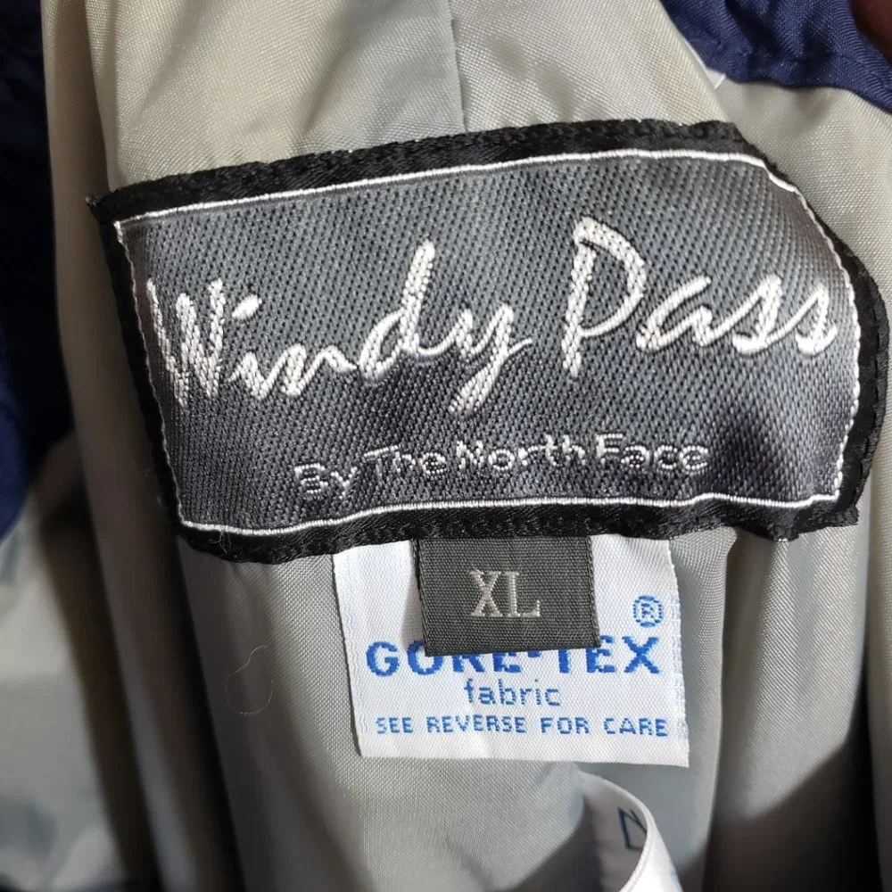 Vintage WINDY PASS, NORTH FACE Men's XL Navy Solid Ski Activewear, Pants